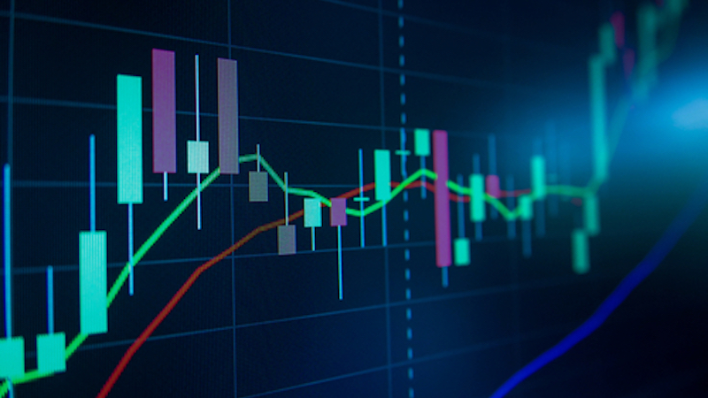 Blue Stock Exchange Market trading graph