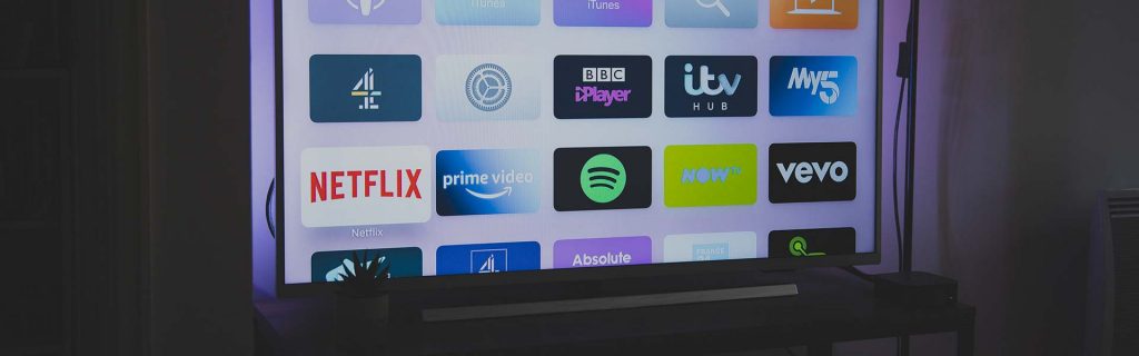 netflix and other streaming sites shown on tv