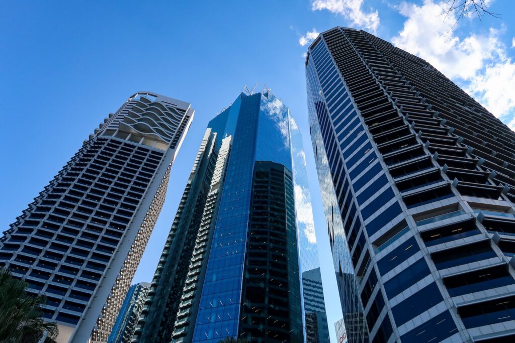 Buildings at Brisbane in Australia