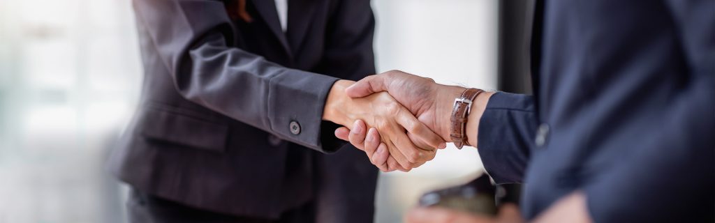 New hire handshake