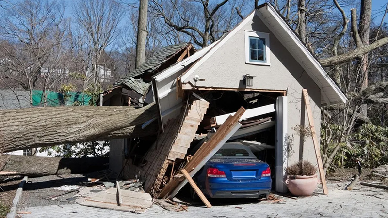 Broken house