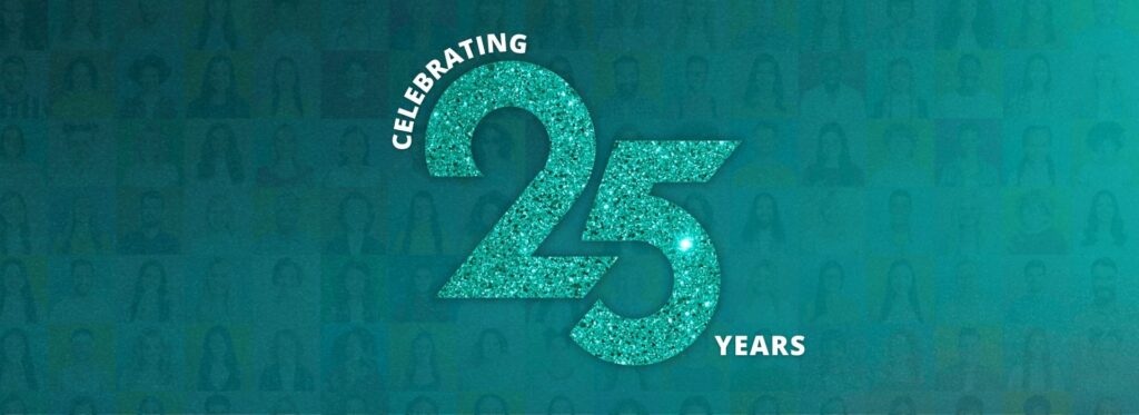 Pureprofile celebrating 25 years banner