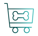 Pet Shopping cart Icon