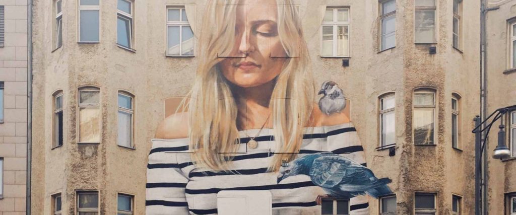 Media Consumption - Berlin girl graffiti